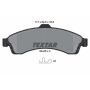 TEXTAR 2444801 Brake Pad Set