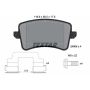 TEXTAR 2460601 Brake Pad Set