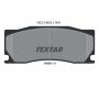 TEXTAR 2485001 Brake Pad Set