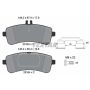 TEXTAR 2516301 Brake Pad Set