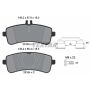 TEXTAR 2516305 Brake Pad Set