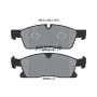 TEXTAR 2519201 Brake Pad Set