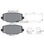 TEXTAR 2537601 Brake Pad Set