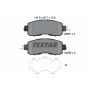 TEXTAR 2558101 Brake Pad Set