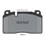 TEXTAR 2564305 Brake Pad Set