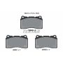 TEXTAR 2585001 Brake Pad Set