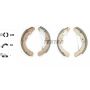 TEXTAR 91052400 Brake Shoe Set