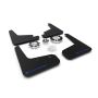 Rally Armor MF72-UR-BLK/BL Black Mud Flap/Blue Logo