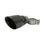 Corsa Performance TK004BLK Single 4.0in. Black PVD Pro-Series Universal Tip Kit (2.5in. Inlet-Clamp Include