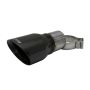 Corsa Performance TK005BLK Single 4.0in. Black PVD Pro-Series Universal Tip Kit (2.75in. Inlet-Clamp Includ