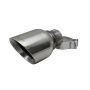 Corsa Performance TK007 Single 4.5in. Polished Pro-Series Universal Tip Kit (2.5in. Inlet-Clamp Included