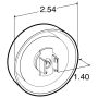 TRUCK-LITE 10050R 10 Series, LED, 2.5