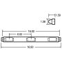 TRUCK-LITE 15050R 15 Series, LED, 1