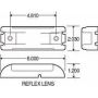 TRUCK-LITE 21051R 21 Series, LED, 2