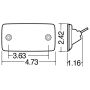 TRUCK-LITE 25250Y 25 Series, LED, 2