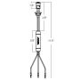 TRUCK-LITE 33203R 33 Series, LED, 0.75