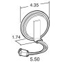 TRUCK-LITE 44351R Super 44, LED, 4