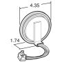 TRUCK-LITE 44355R Super 44, LED, 4