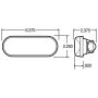 TRUCK-LITE 60204C 60 Series, Incandescent, 2