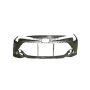 CAPA FRT BUMPER COVER H/B; PRIME TOYOTA COROLLA 19-21