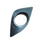 RH FRONT BUMPER INSERT LE|LE ECO; FOG LAMP BEZEL; W/FOG LAMPS TOYOTA COROLLA 15-16