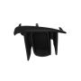 RH FRONT BUMPER INSERT BASE|L|LE; FOG LAMP OPENING COVER; W/O FOG LAMPS TOYOTA SIENNA 18-20