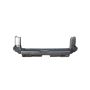 CAPA RR BUMPER COVER W/O RR OBJECT SENSORS; TEXTURED BLACK TOYOTA FJ CRUISER 07-10