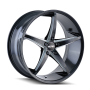 Touren 32707765B TR70 (3270) GLOSS BLACK MILLED