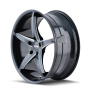 Touren 32707765B TR70 (3270) GLOSS BLACK MILLED