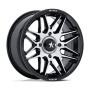 RADAR UTV 15X7 5X4.5 72 +10 G-BLK-MCH
