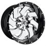 FUEL 1PC D240 CLEAVER Wheel 22X8.25 8X6.5 121.7 -237.0