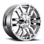 FUEL 1PC D631 SLEDGE Wheel 20X10 8X170 125.1 -18.0