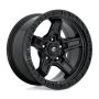 FUEL 1PC D697 KICKER Wheel 17X9 5X5.0 71.5 -12.0