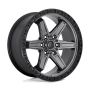 FUEL 1PC D698 KICKER Wheel 20X9 6X4.5 66.06 20.0