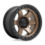 FUEL 1PC D751 BLOCK Wheel 17X9 6X5.5 106.1 1.0