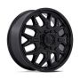 FLUX DRW 22X8.25 8X6.5 +104 BLK-OUT (DF)