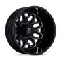 FLUX DRW 22X8.25 8X6.5 -265 GBLK-GY (DR)