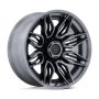 FUEL 1PC MUTINY 22X10 8X180 124 +0 G-BLK BRDT