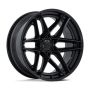 FUEL 1PC FLIGHT 22X9.5 6X5.5 106 +20 M-BLK-GB-LP