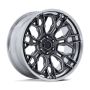 FUEL 1PC HIVE 22X10 6X5.5 106 -18 G-GNMTL CHR-LP