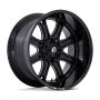 FUEL 1PC DARKSTAR 20X10 8X180 124 -18 G-BLK MILL