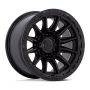 FUEL 1PC PISTON 17X8.5 6X5.5 106 +25 BLKOUT GB-LP