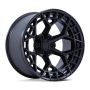 FUEL 1PC CHARGER 22X9.5 6X5.5 106 +18 BLK-OUT