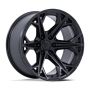 FUEL 1PC HAMMERHEAD 20X9 6X135 87 +1 BLK-OUT