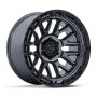 FUEL 1PC RAIL 20X9 6X135 87 +1 G-GNMTL BLK-LP