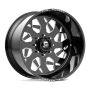 FF111 DL 26X12 5X150 BLK/MILL RHT -40