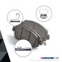 Wagner Brake MX986 ThermoQuiet Semi-Metallic Disc Brake Pad Set