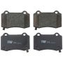 TRW PARTS TRC1053 TRW PREMIUM BRAKING - CERAMIC BRAKE PAD SET - TRC1053
