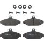 TRW PARTS TRH0255 TRW PREMIUM BRAKING - METALLIC BRAKE PAD SET - TRH0255