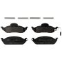 TRW PARTS TRH0760ES TRW PREMIUM BRAKING - METALLIC BRAKE PAD SET - TRH0760ES